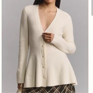 NWT Anthro Maeve hourglasss cardigan sweater size M